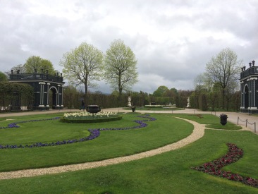 Gardens of Schonbrunn Palace in Vienna, Austria